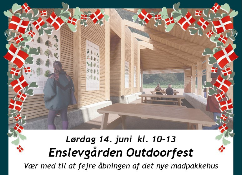 Enslevgården Outdoorfest åbner nyt madpakkehus