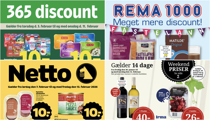 Spier PS-vin til 40 kr. og Danonino til 10 kr. - Se de bedste lokale tilbud