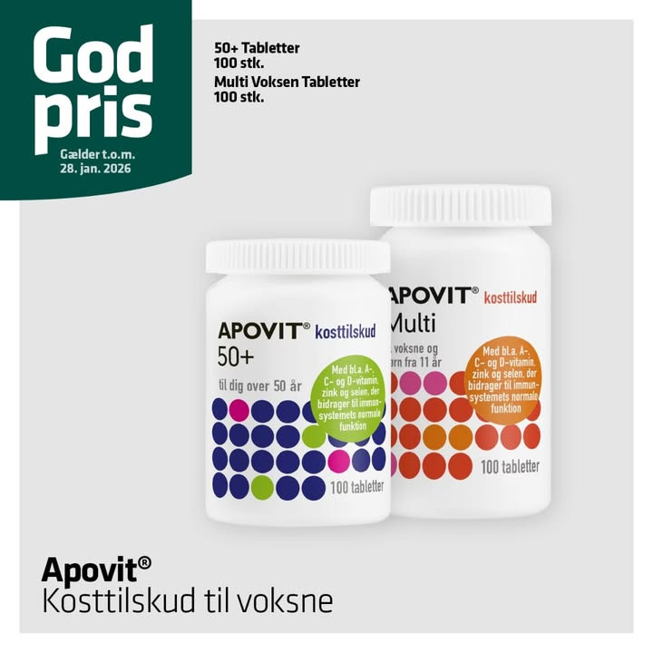 Start året sundt med multivitaminer fra Herning Løve Apotek