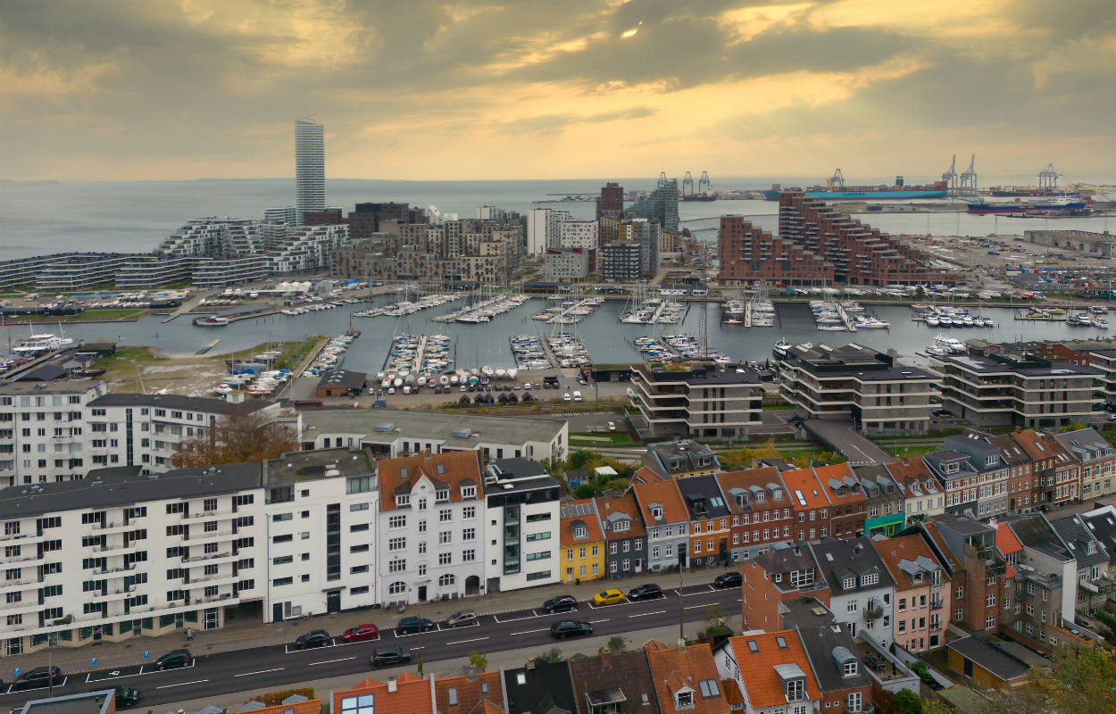 Politiaktion i Aarhus: 15 mænd anholdt, tysk kødtyv fanget og bil beslaglagt efter biljagt