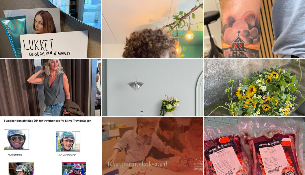 Nyt fra Florist Pernille DB, Skin & Colors Tattoo ApS, Møblér med Kumo Holstebro og 7 andre