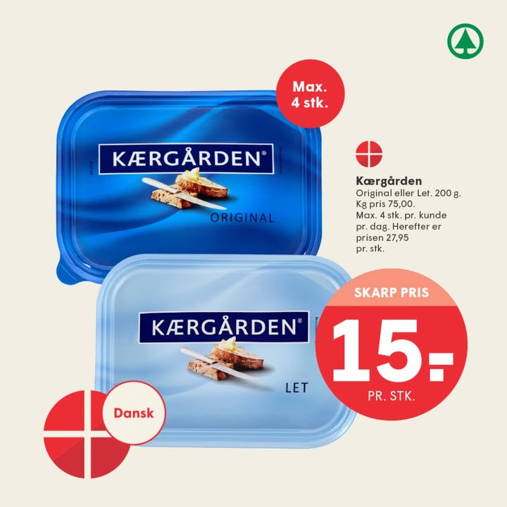 Fyld op med Kærgården hos SPAR SKALLERUP A/S denne uge