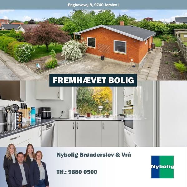 Nybolig Brønderslev & Vrå præsenterer familievenlig villa med nyt tag i Jerslev