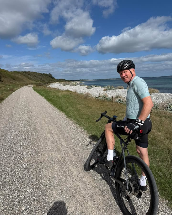 Per P. Cykler tager på cykeltur ved Ebeltoft