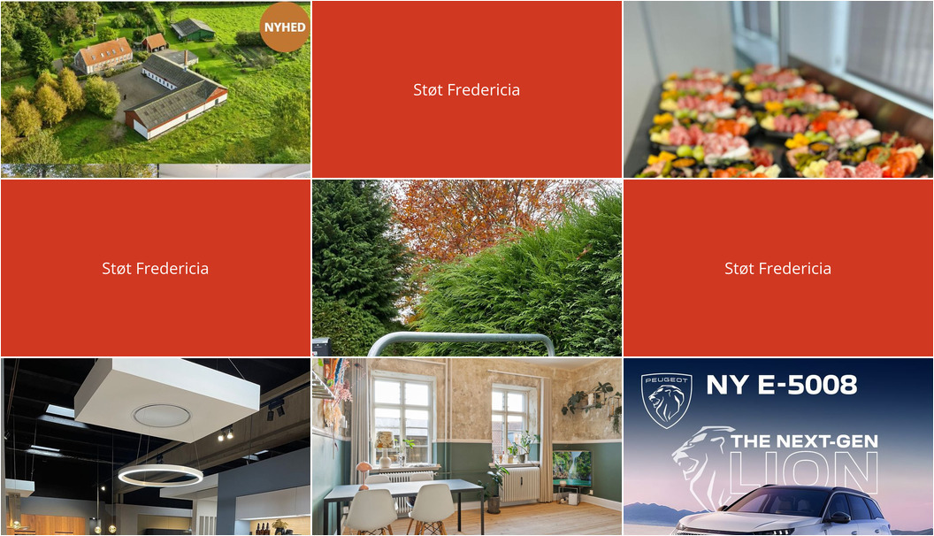 Nyt fra DANBOLIG Fredericia, HENRIK CHRISTENSEN - Fredericia, BESSMANN KØKKENER og 3 andre