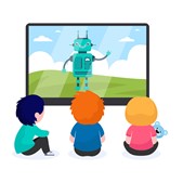 Filmvisning for børn på Faxe Bibliotek