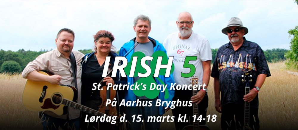St. Patrick's koncert med Irish 5 i Viby J