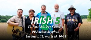 St. Patrick's koncert med Irish 5 i Viby J