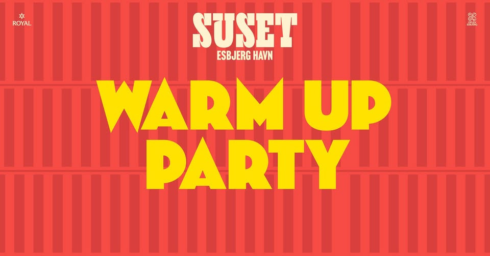 Suset 2025 starter med festligt warm up party i Esbjerg
