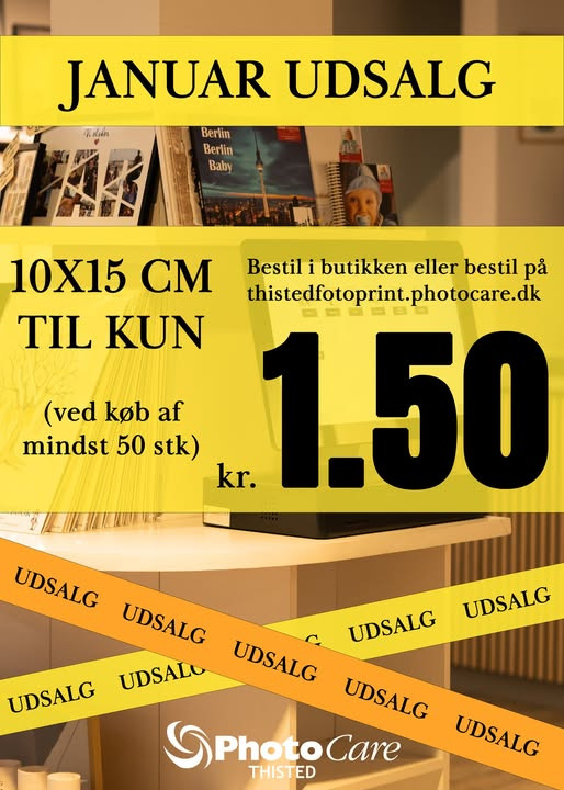 PhotoCare Thisted lancerer januar-tilbud på billedprint