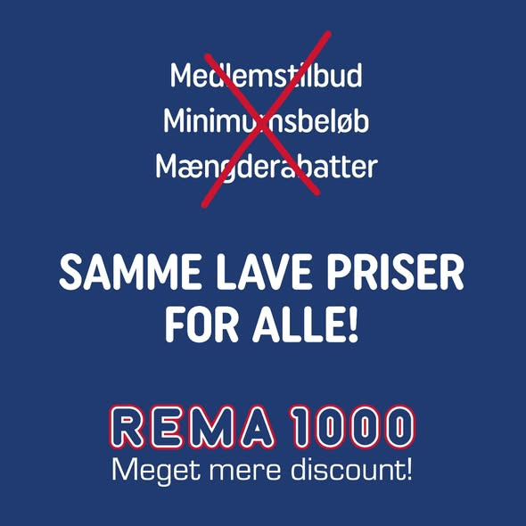 Rema 1000 Rosenkrantzgade introducerer ny avis med stærke tilbud