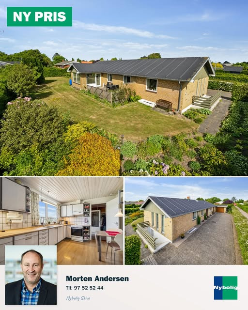 Nybolig Skive I/S præsenterer ny pris på familievilla i Resen