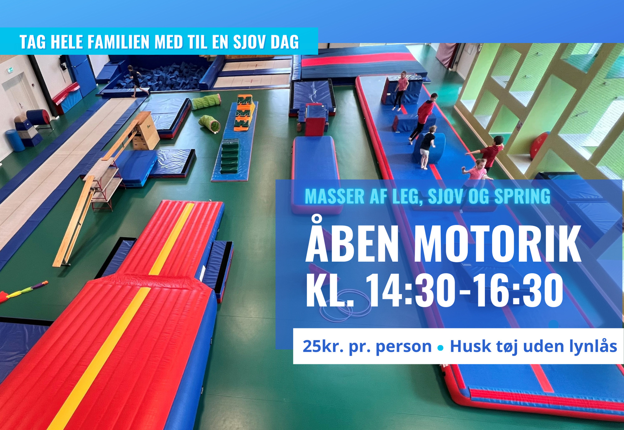 Aktiv lørdag i Gram Motorikcenter