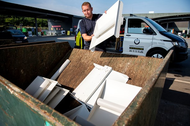 Besøger du genbrugspladsen i firmabil efter 1. oktober, koster de…
