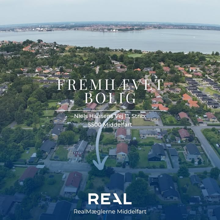 RealMæglerne Middelfart fremhæver fantastisk villa til salg i Strib