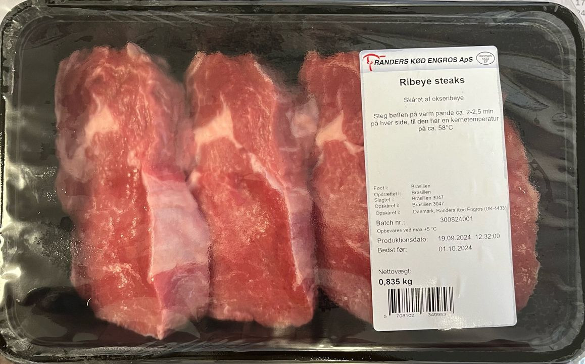 Ribeye steaks fra Randers Kød til fantasipris hos Spar Fårup