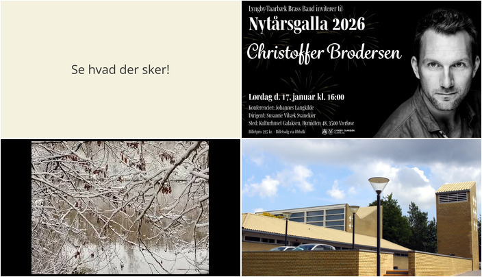 Oplev Værløse i weekenden: Nytårskoncert, friluftstræning og musikalske møder