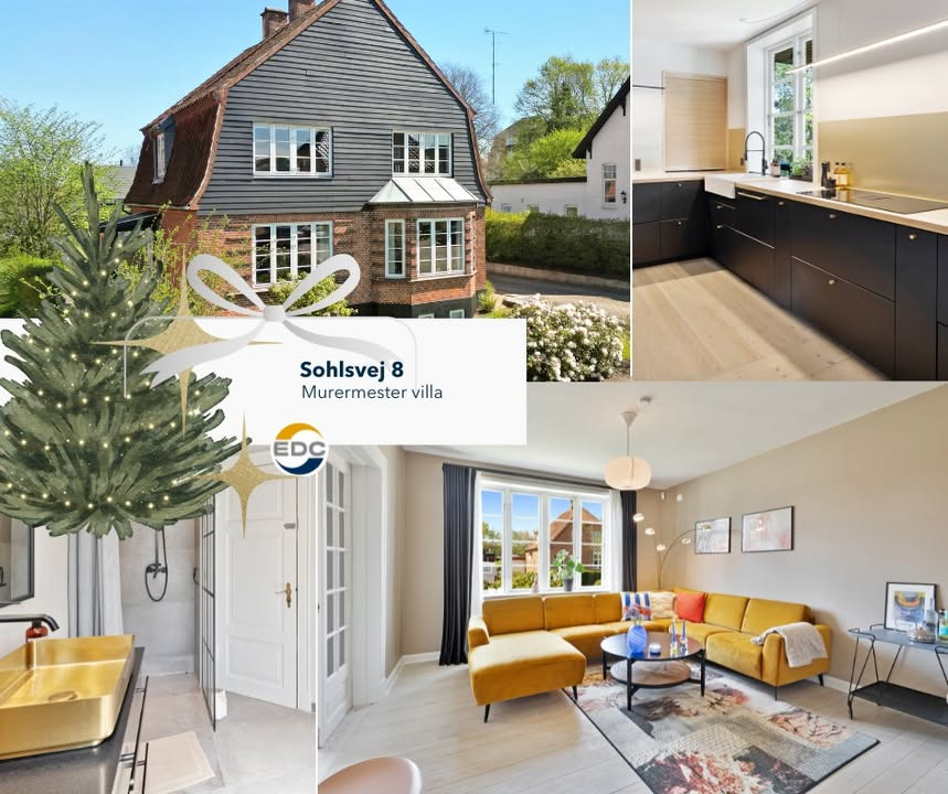 Moderniseret murermestervilla på Sohlsvej 8 med central beliggenhed og flot udsigt – EDC Filtenborg