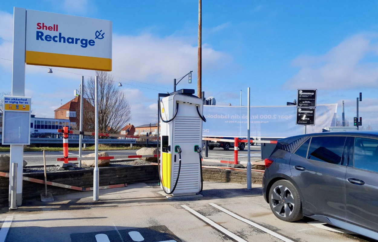 Shell på Kildegårdsvej åbner for lynladning til elbiler