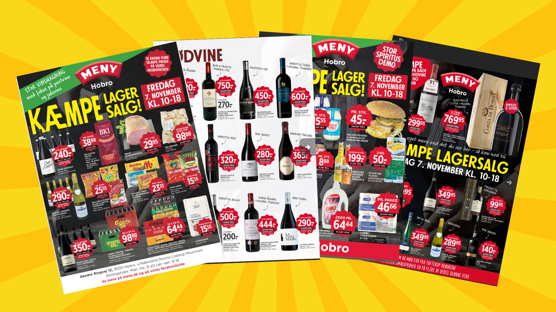 Lagersalg hos MENY Hobro: Vanvittige priser og skarpe tilbud