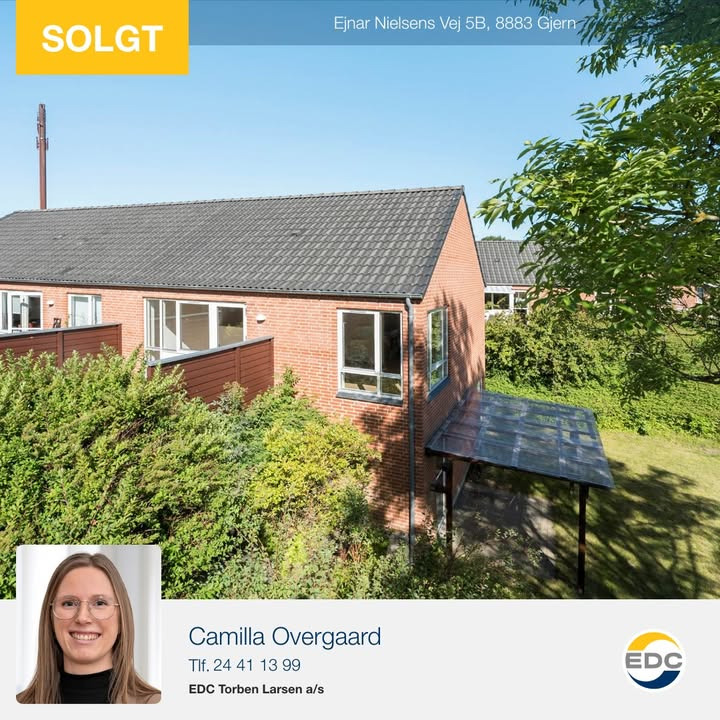 EDC Torben Larsen sælger ejendom på Ejnar Nielsens Vej i Gjern