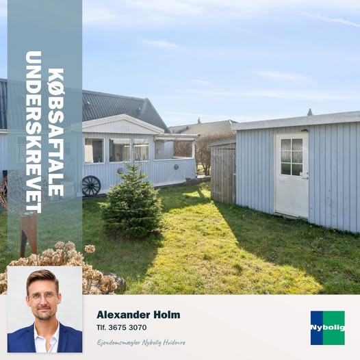 Nybolig Hvidovre - Alexander Holm ApS har underskrevet købsaftale for villa i Strandmarkskvarteret