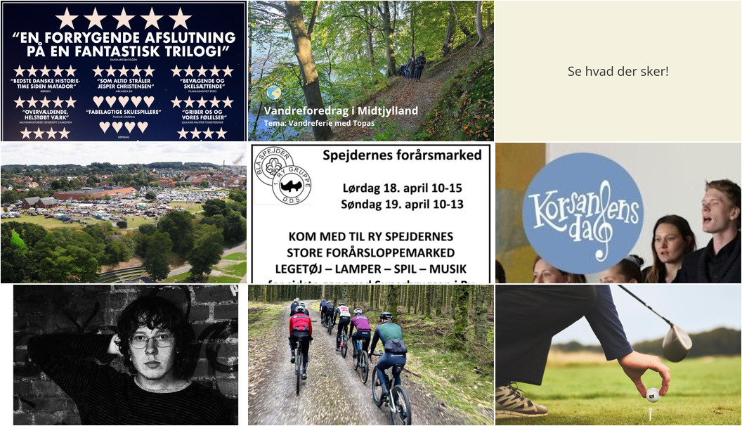 Spændende weekend i Ry: Film, vandreture og musik!