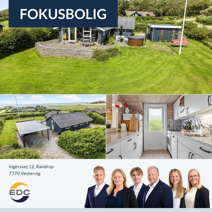 EDC Hurup Thy præsenterer sommerhus med udsigt til Fjorden til salg