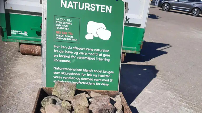 Hjørring Kommune opfordrer borgere til at bidrage med sten til biodiversitetsprojekt i vandløb