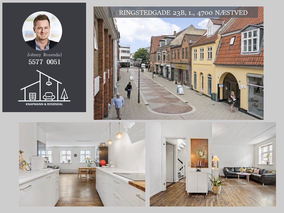 Knapmann & Rosendal ApS præsenterer: Andelsbolig midt i centrum med unik udsigt