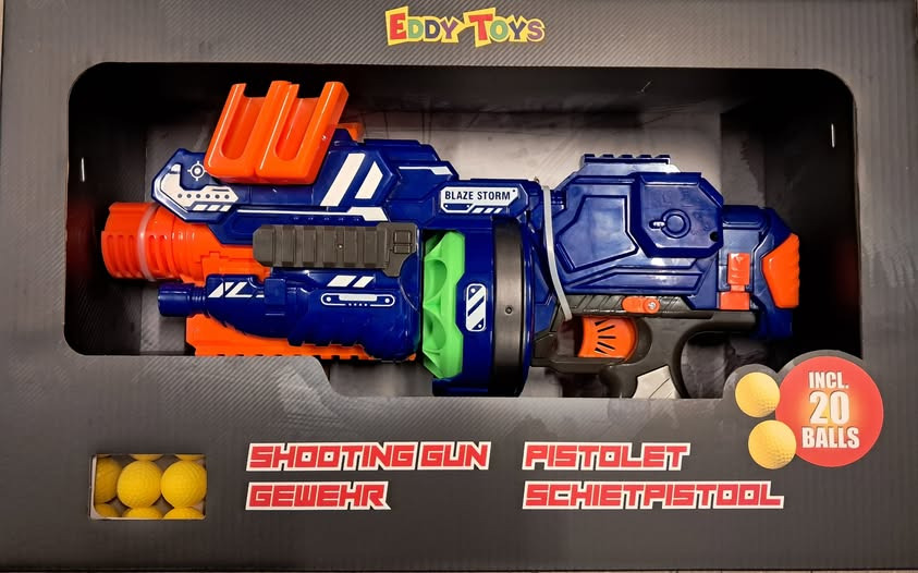 SPAR Valsgård tilbyder sejt legetøjsgevær med skumbolde til specialpris