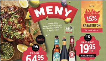 Frisk lammekølle til 64,95 kr. og medlemspris på hakket kød - se ugens bedste tilbud