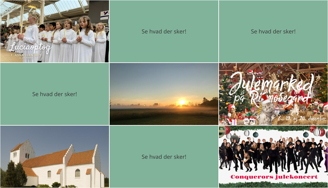 Weekenden i Asnæs: Fra Luciaoptog til gospel og julehygge