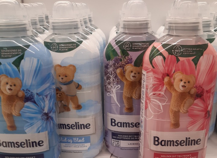 Meny Randers tilbyder Bamseline skyllemiddel til kun 17,95 kr.