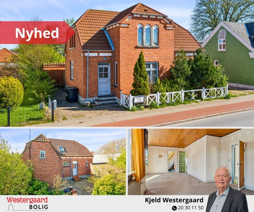 Westergaard Bolig tilbyder stilfuld villa med renoveringspotentiale til salg