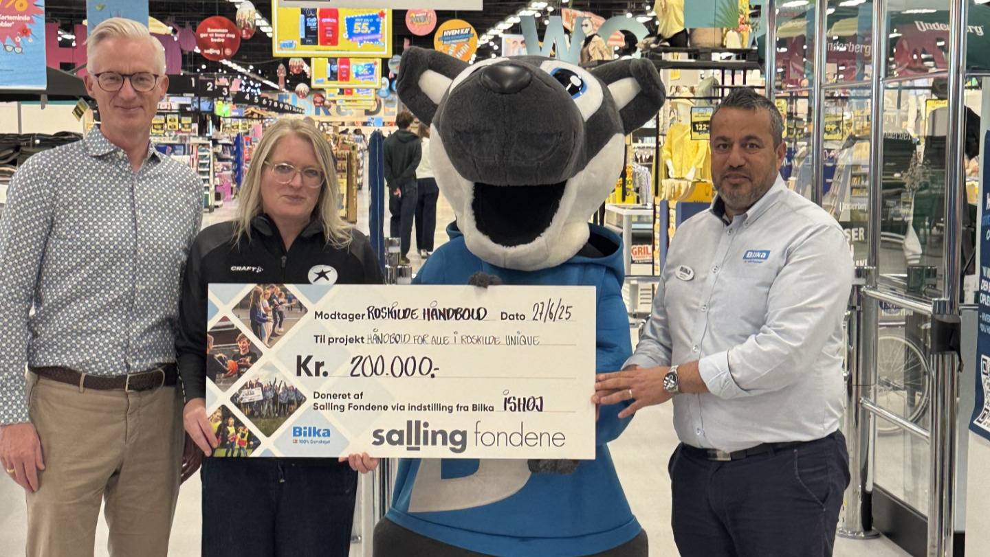 Roskilde Håndbold modtager 200.000 kroner til Roskilde Unique – et projekt, der samler unge med psykiske lidelser  