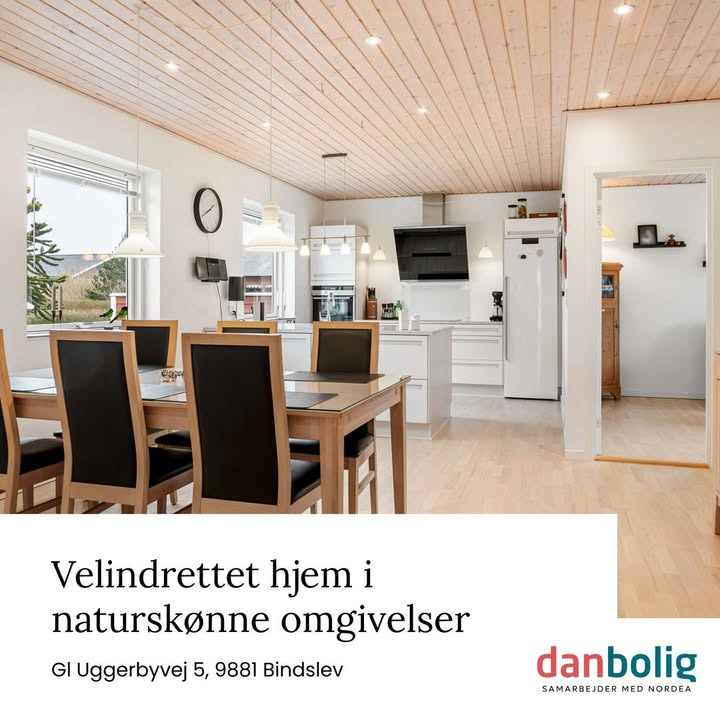 Velholdt villa tæt på naturen i Bindslev til salg hos danbolig Hjørring