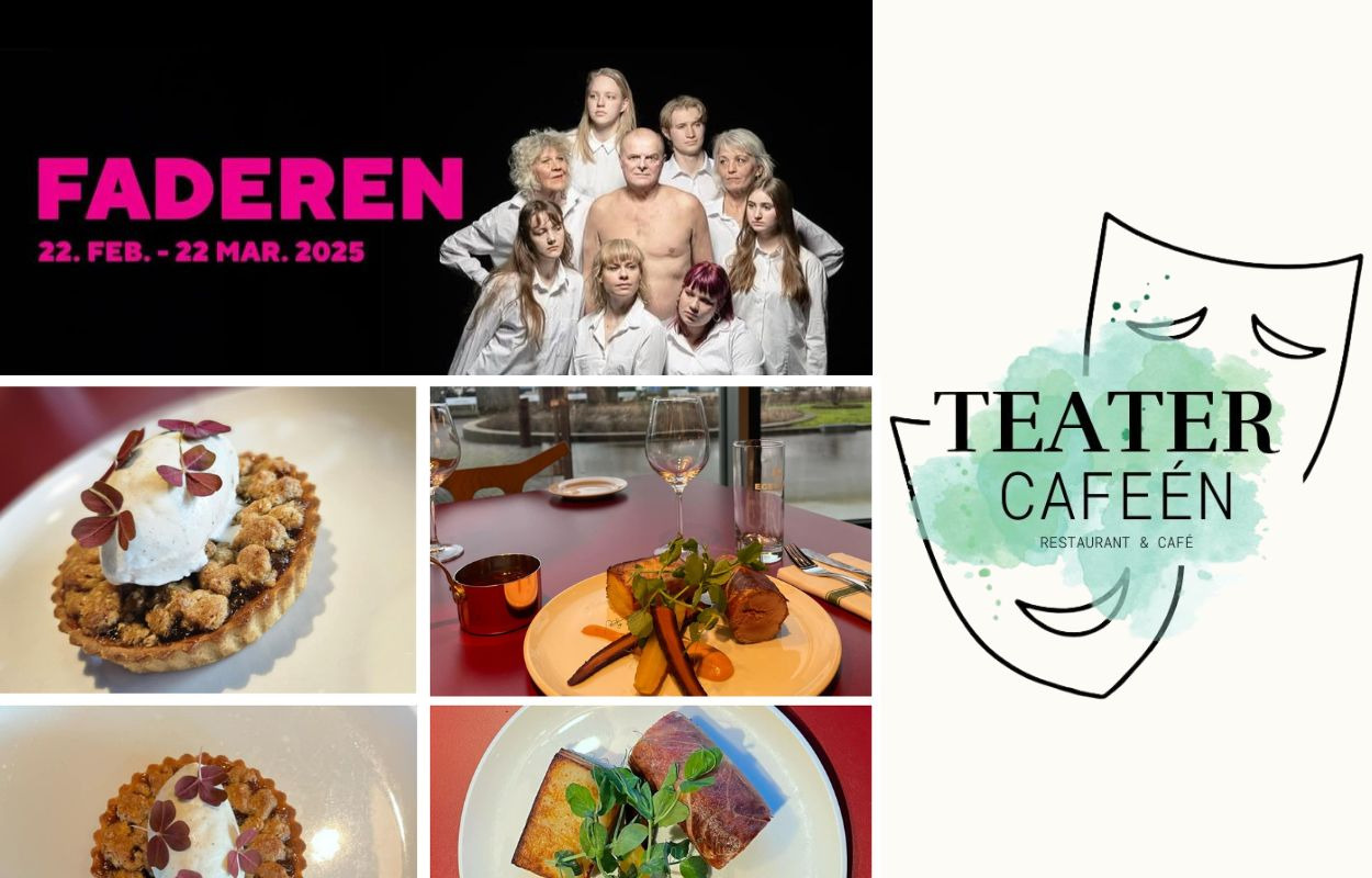 Udsøgte teateroplevelser og gourmetmad hos Teatercafeen