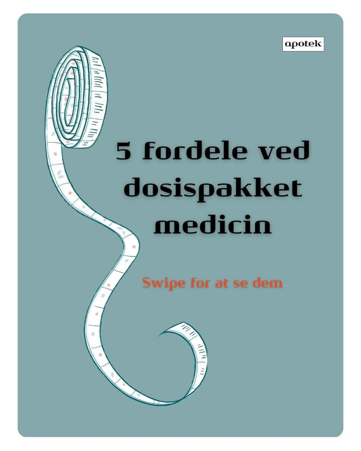 Ikast Apotek fremmer fordelene ved dosispakket medicin