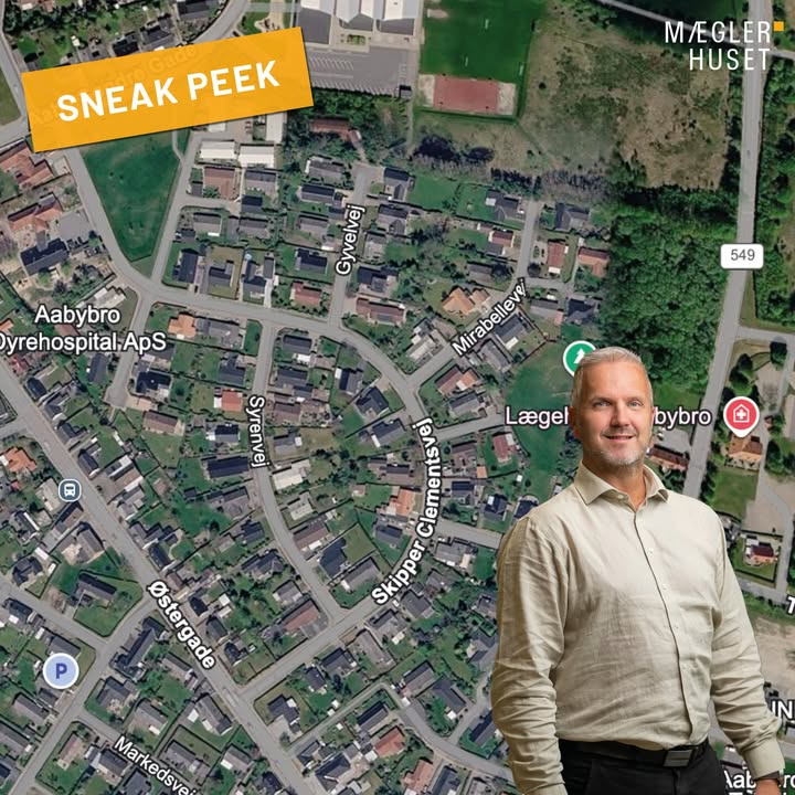 Mæglerhuset giver sneak peek på velbeliggende hus til salg i Aabybro