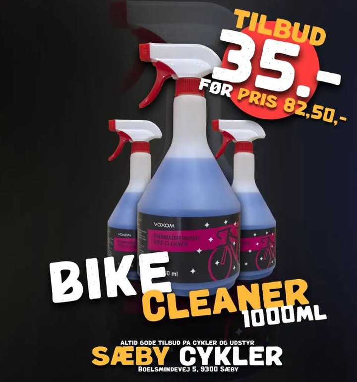 Sæby cykler tilbyder nyt Voxom Bike cleaner til skarp pris