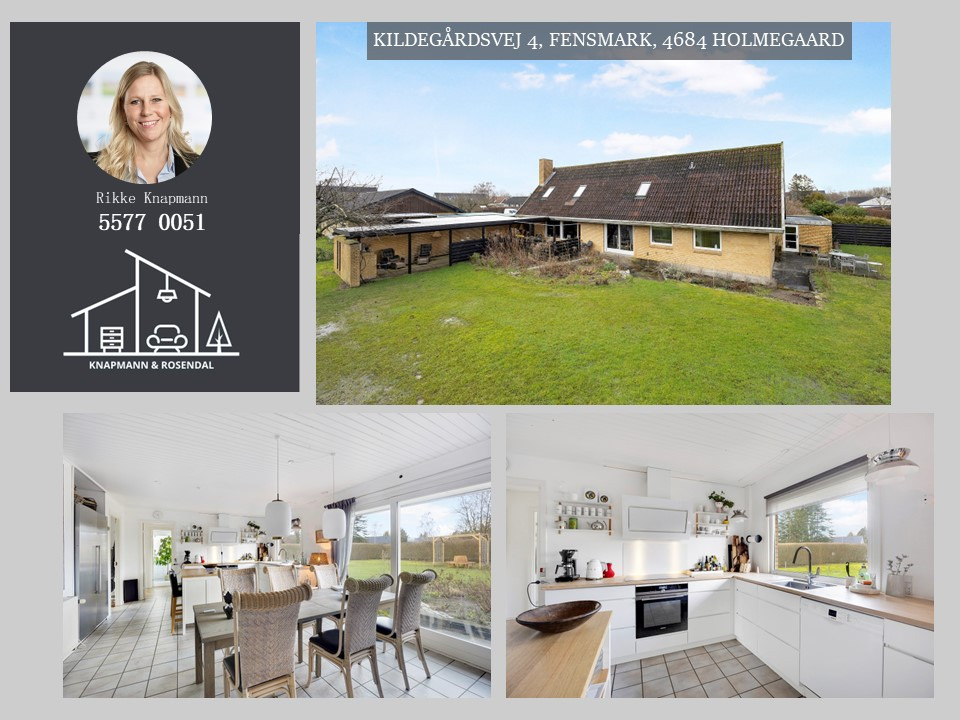 Knapmann & Rosendal ApS præsenterer rummelig villa i Fensmark