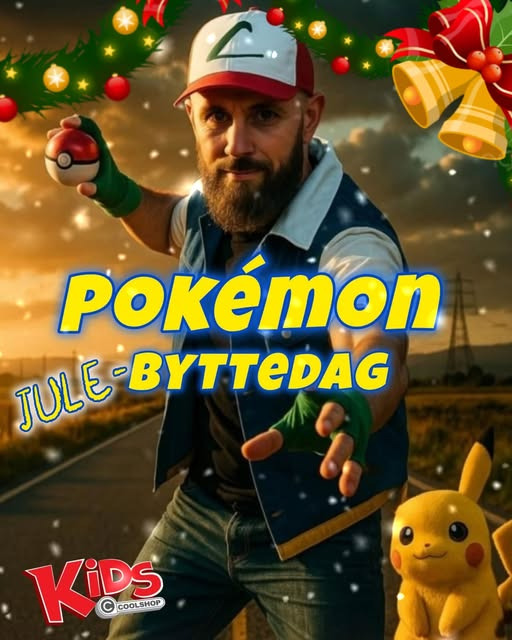 KiDS Coolshop inviterer til årets sidste Pokémon byttedag