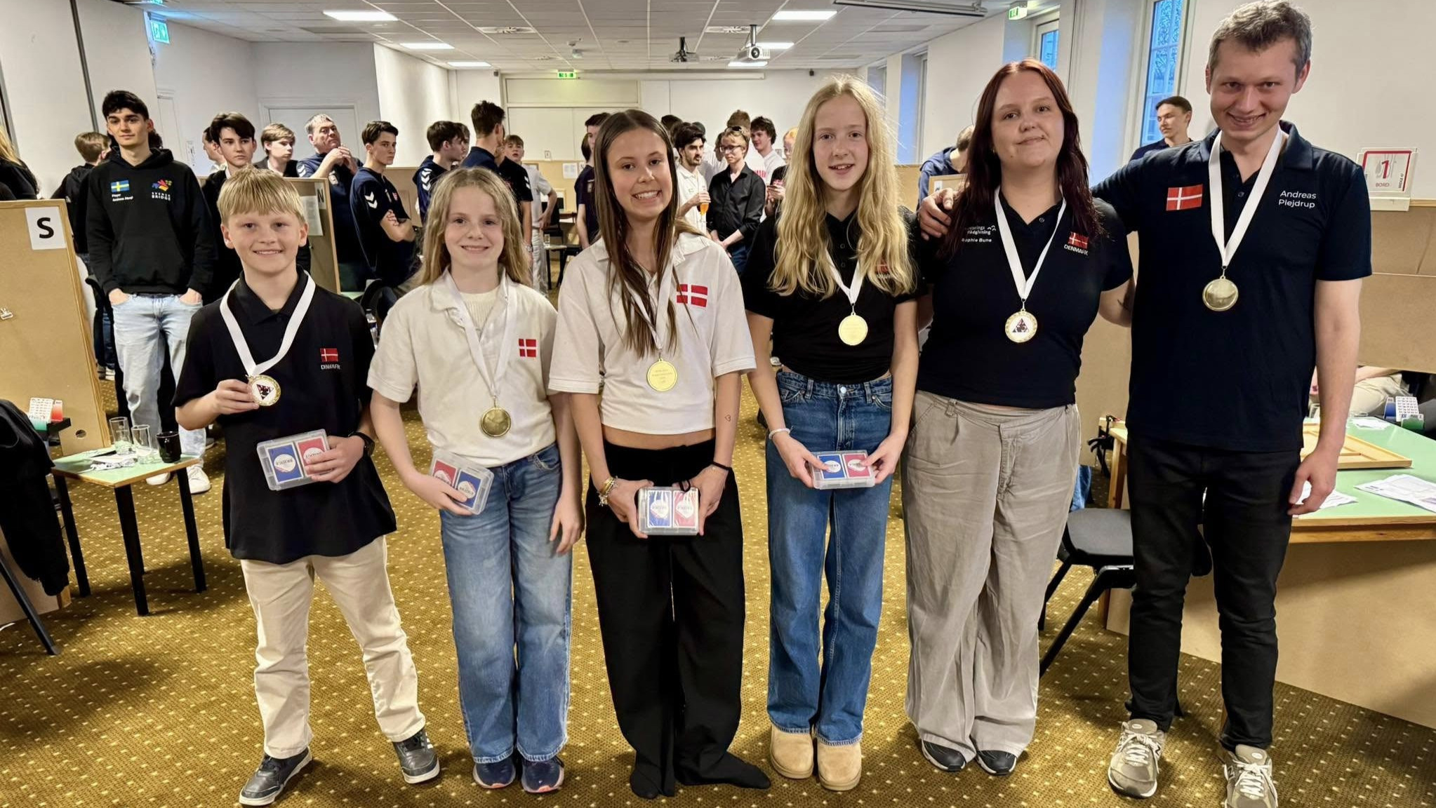 Bridge-juniorer vinder nordisk guld