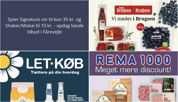Spier Signature vin til kun 35 kr. og Shaker/Mokai til 10 kr. - opdag lokale tilbud i Fårevejle