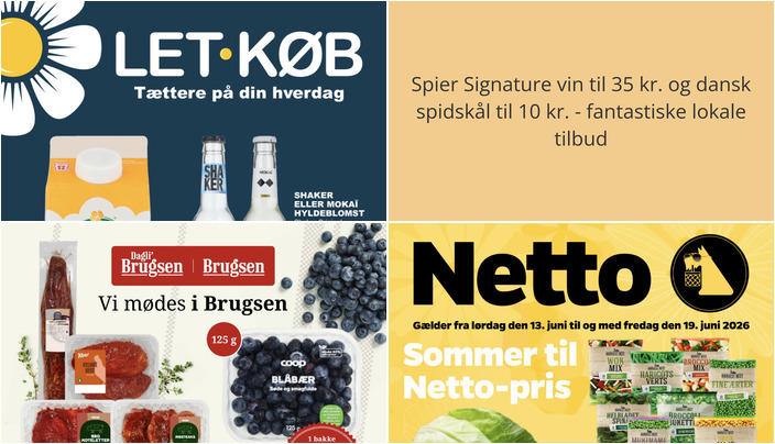 Spier Signature vin til 35 kr. og dansk spidskål til 10 kr. - fantastiske lokale tilbud