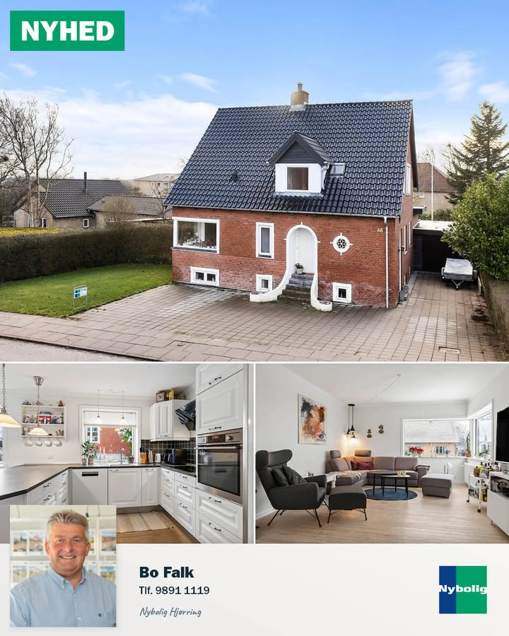 Nybolig Hjørring v/Morten Hove tilbyder charmerende villa til salg i Hjørring