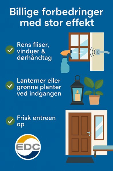 EDC Ejendomsgruppen Struer giver tips til billige boligforbedringer