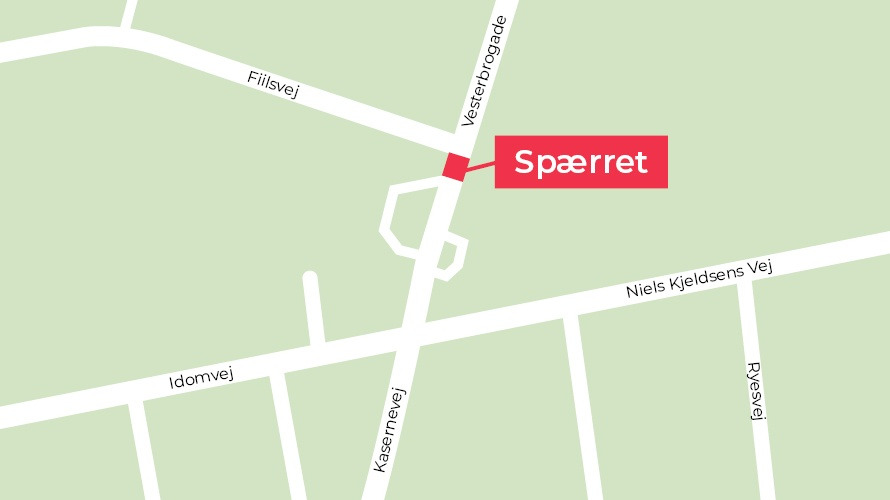 Vesterbrogade lukkes i uge 42 for fjernvarmeinstallation i Holstebro