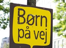 Pas på børnene i trafikken